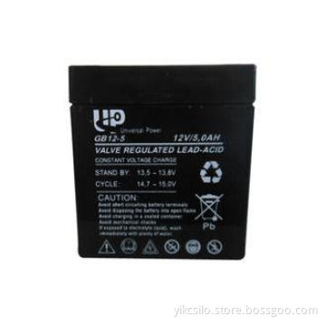 Alarm System Sealed UPS Lead Acid Battery 12V 5Ah , Rubber